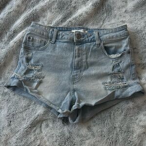 Jean high waisted shorts